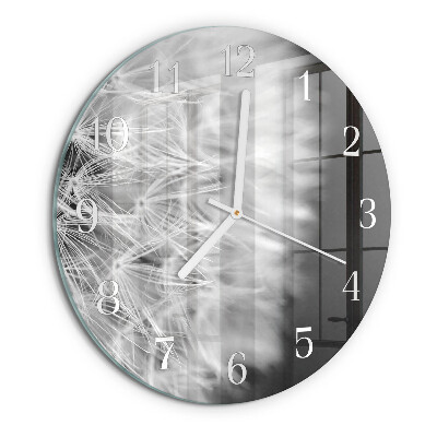 Round wall clock Dandelion