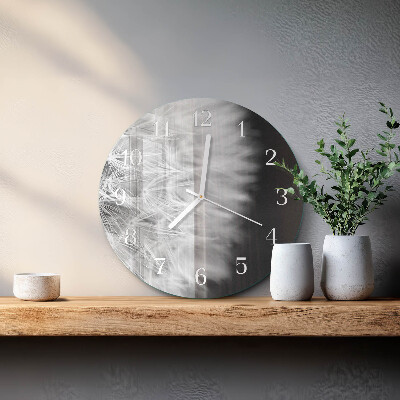 Round wall clock Dandelion