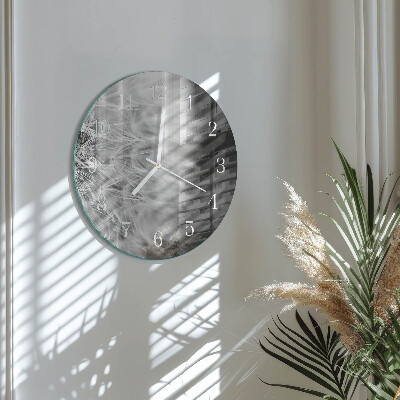 Round wall clock Dandelion