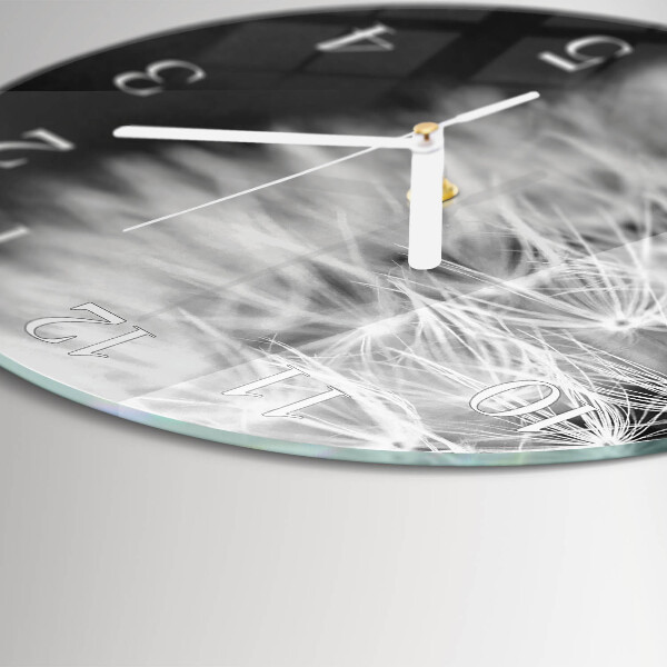 Round wall clock Dandelion