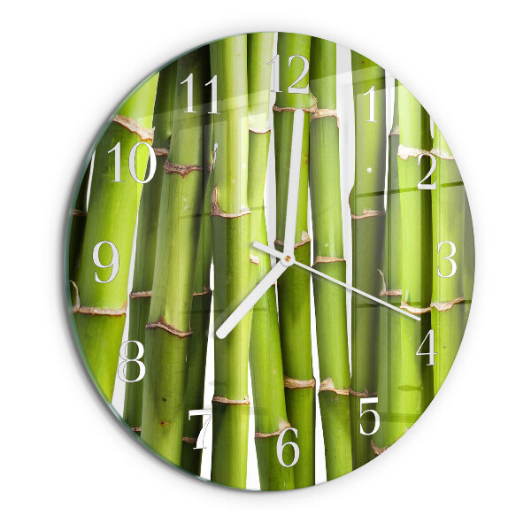 Round wall clock Bamboos