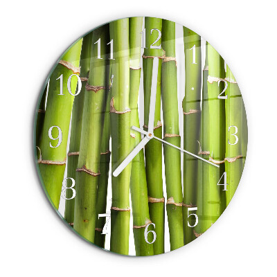 Round wall clock Bamboos