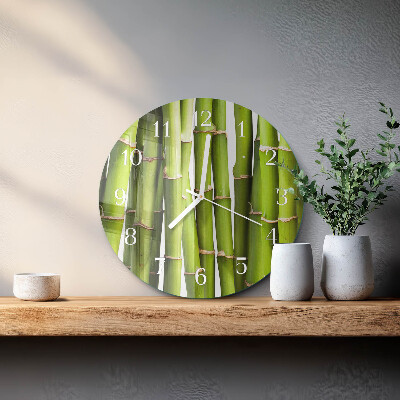 Round wall clock Bamboos