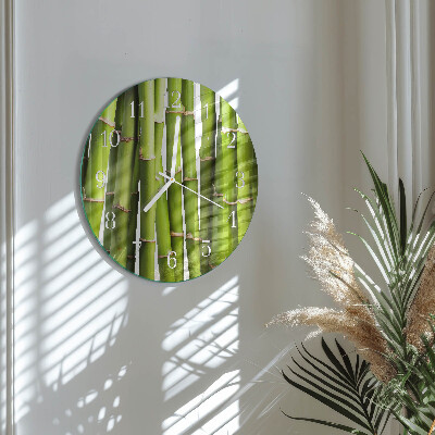 Round wall clock Bamboos