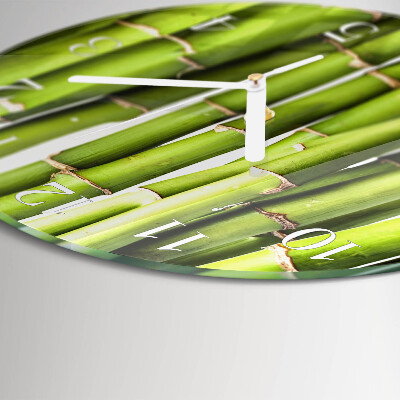 Round wall clock Bamboos