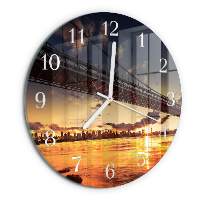 Round wall clock Bridge River