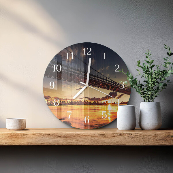 Round wall clock Bridge River