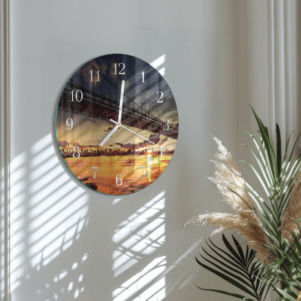 Round wall clock Bridge River