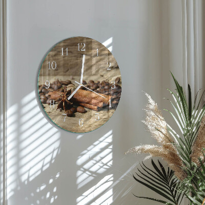 Round wall clock Anise Cinnamon