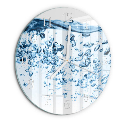 Round wall clock Water