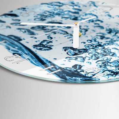Round wall clock Water
