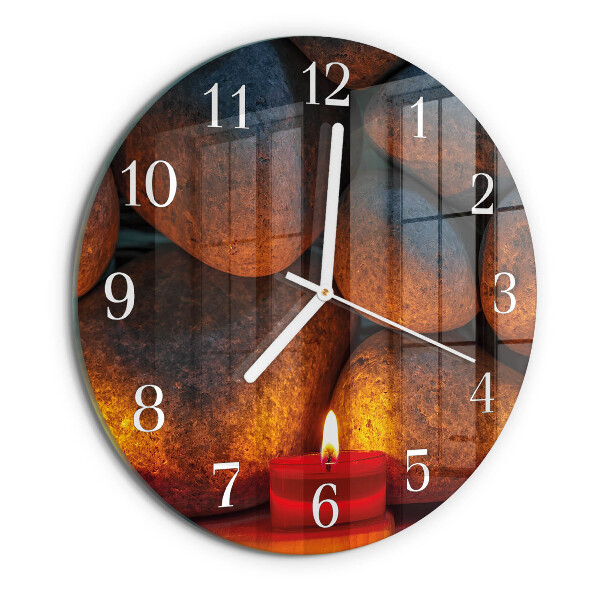 Round wall clock Stones