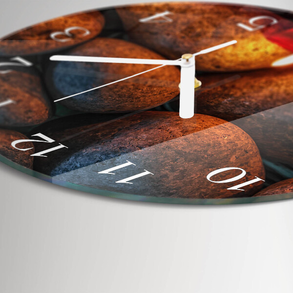 Round wall clock Stones