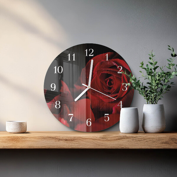 Round wall clock Rose
