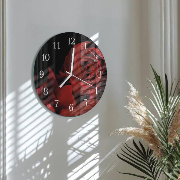 Round wall clock Rose