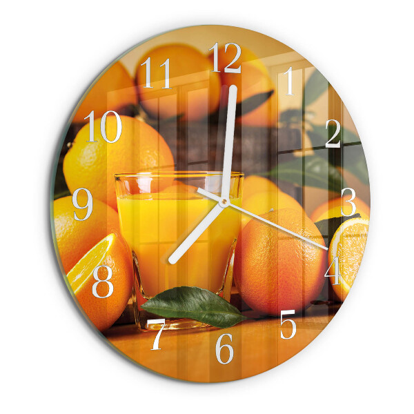 Round wall clock Oranges