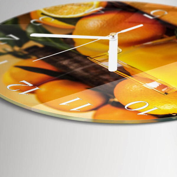 Round wall clock Oranges