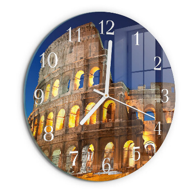 Round wall clock Colosseum