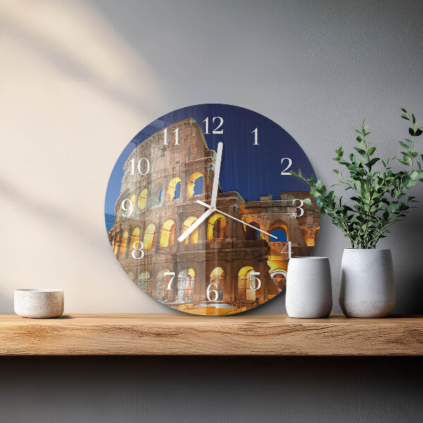 Round wall clock Colosseum