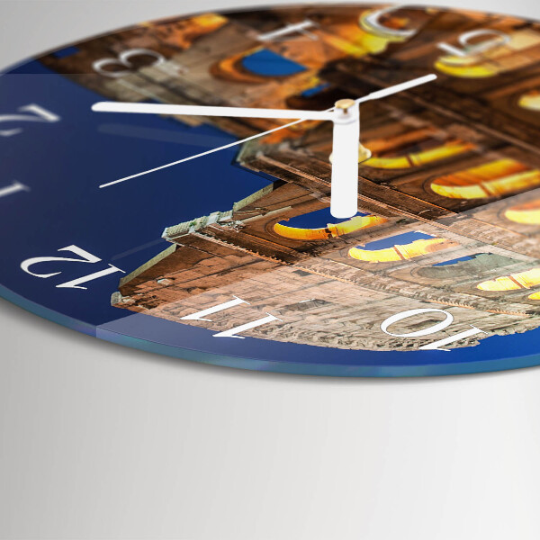 Round wall clock Colosseum