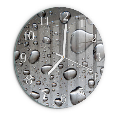 Round wall clock Drops