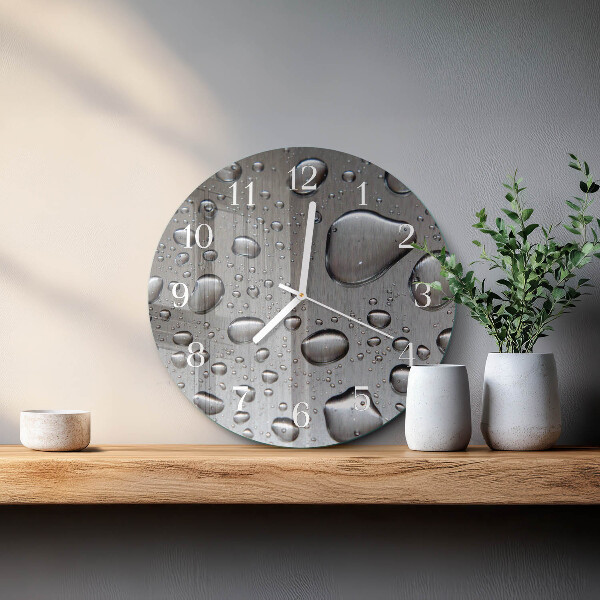 Round wall clock Drops