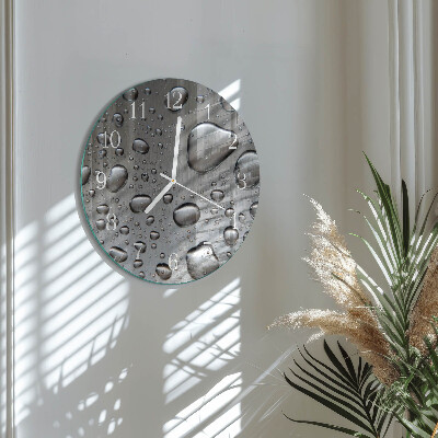 Round wall clock Drops