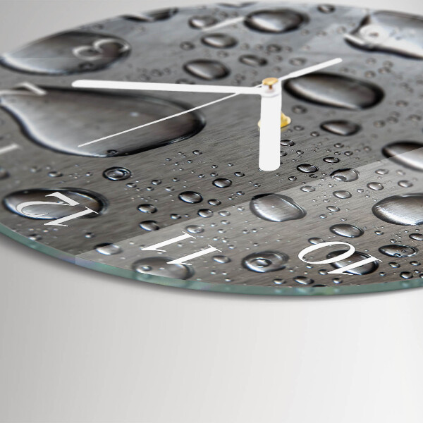 Round wall clock Drops