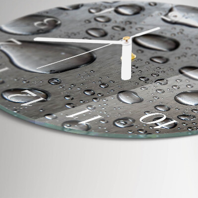 Round wall clock Drops