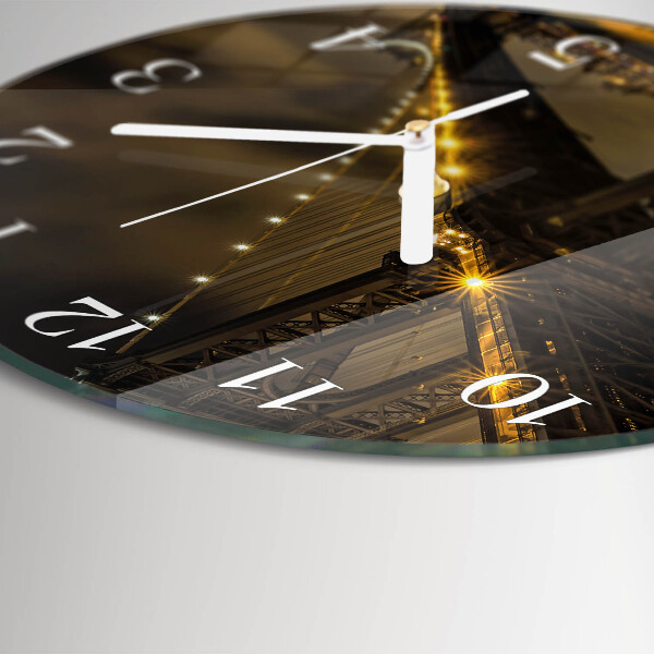 Round wall clock Night of the Bridge