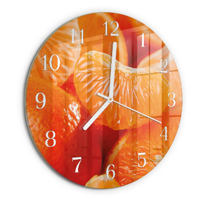 Round wall clock Tangerines