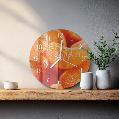 Round wall clock Tangerines