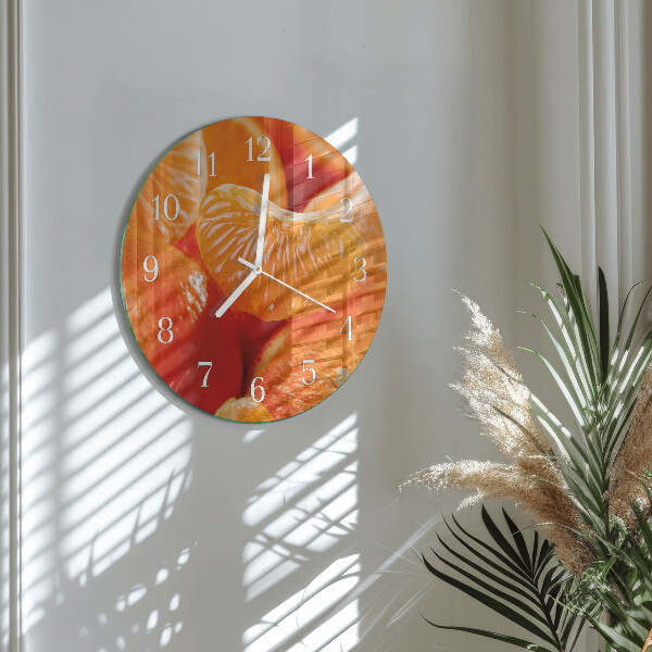Round wall clock Tangerines