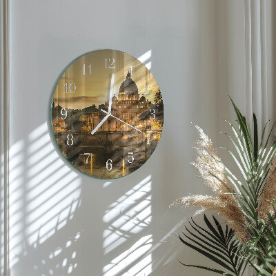 Round wall clock Basilica