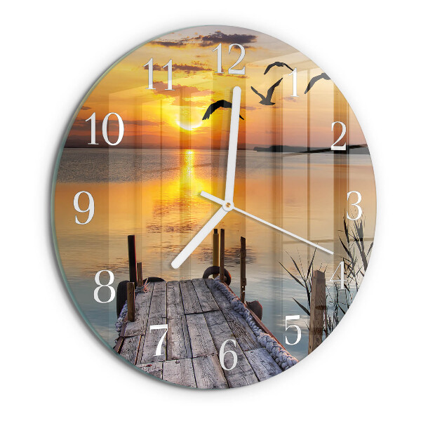 Round wall clock Bridge Lake