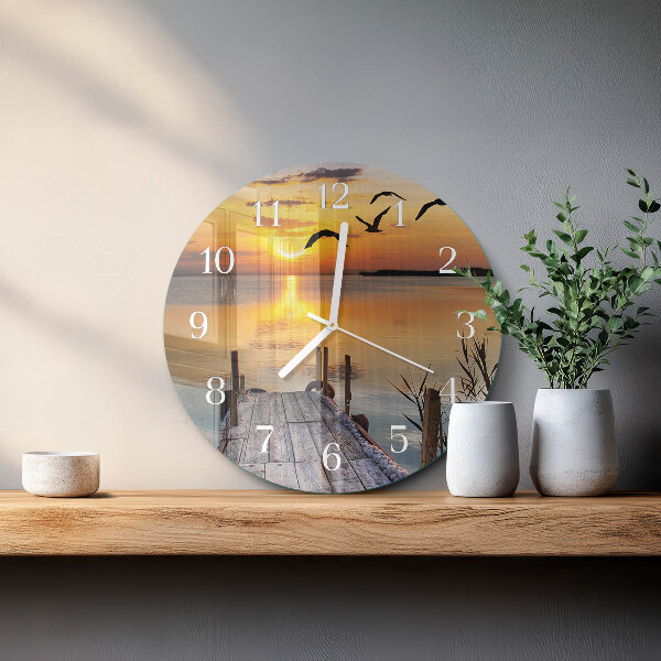 Round wall clock Bridge Lake