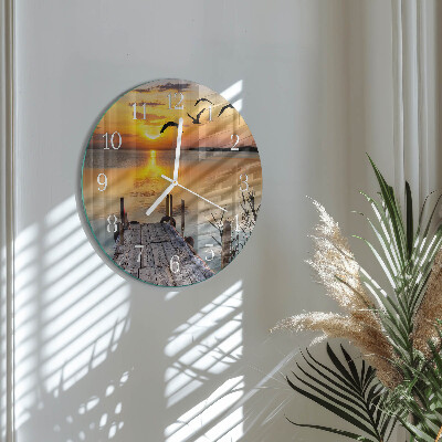 Round wall clock Bridge Lake