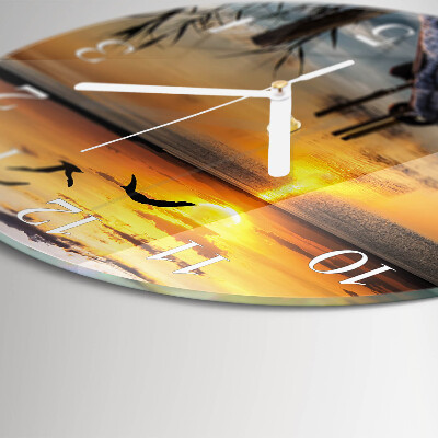 Round wall clock Bridge Lake