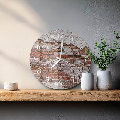 Round wall clock Brick