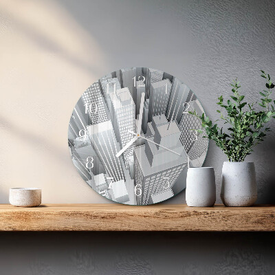 Round wall clock Buildings