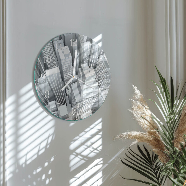 Round wall clock Buildings