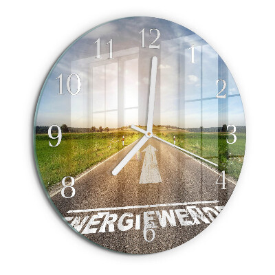 Round wall clock Path Field