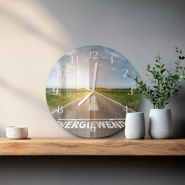 Round wall clock Path Field