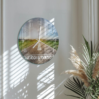 Round wall clock Path Field