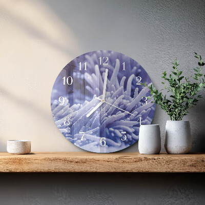 Round wall clock Anemone