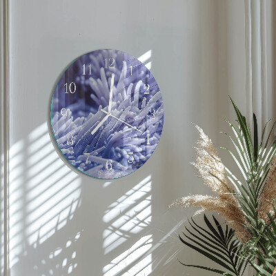 Round wall clock Anemone