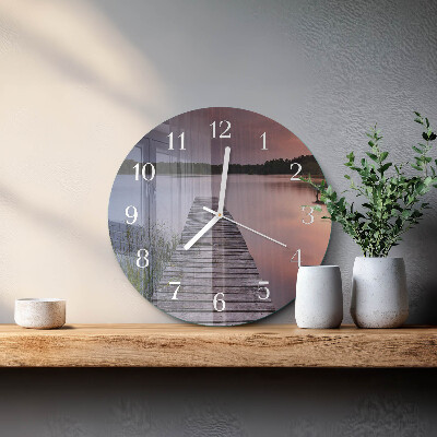 Round wall clock Bridge