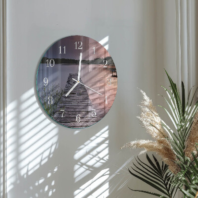 Round wall clock Bridge