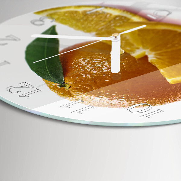 Round wall clock Oranges