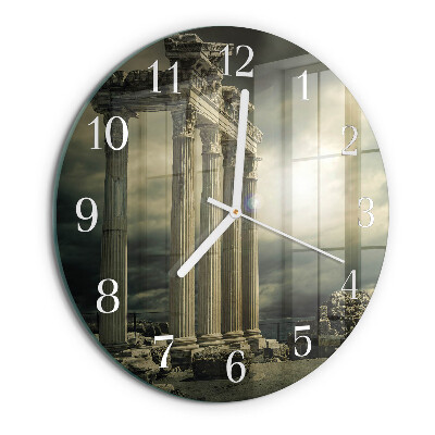 Round wall clock Acropolis